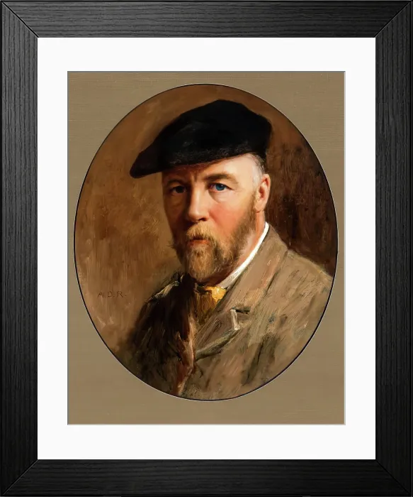 Framed Print : Self Portrait, 1891. Creator: Archibald David Reid Framed Print : Self Portrait, 1891. Creator: Archibald David Reid