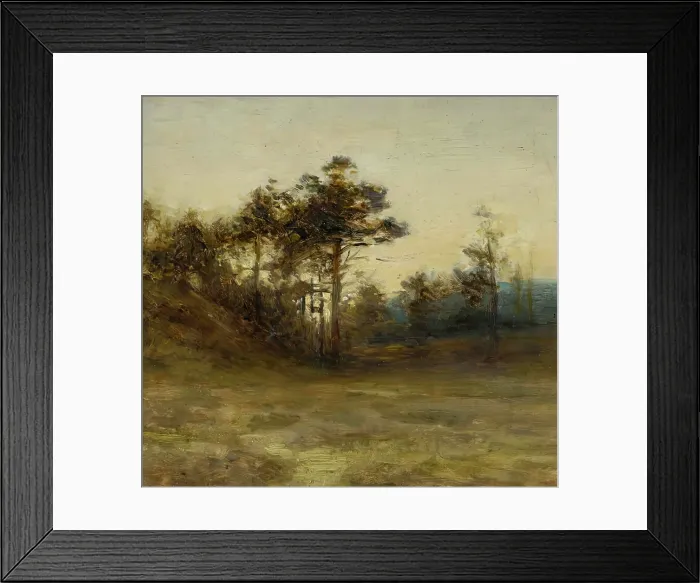 Framed Print : Scots Pines, Sunset, 1900-1924. Creator: Joseph Farquharson Framed Print : Scots Pines, Sunset, 1900-1924. Creator: Joseph Farquharson