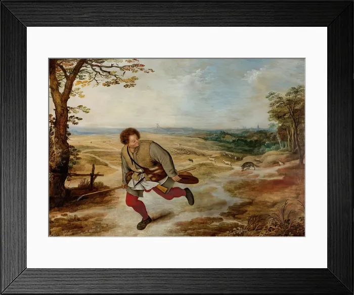 Framed Print : The Faithless Shepherd, 1600-1624. Creator: Pieter Brueghel the Younger Framed Print : The Faithless Shepherd, 1600-1624. Creator: Pieter Brueghel the Younger
