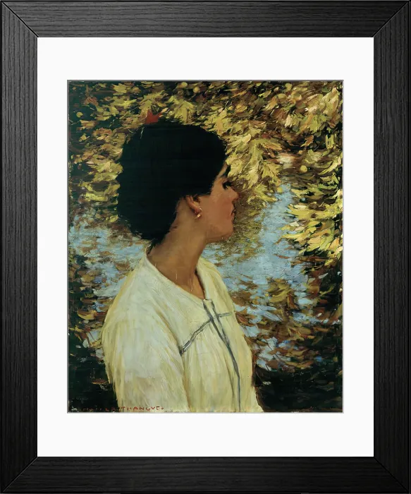 Framed Print : An Andalucian, c1890. Creator: Henry Herbert la Thangue Framed Print : An Andalucian, c1890. Creator: Henry Herbert la Thangue