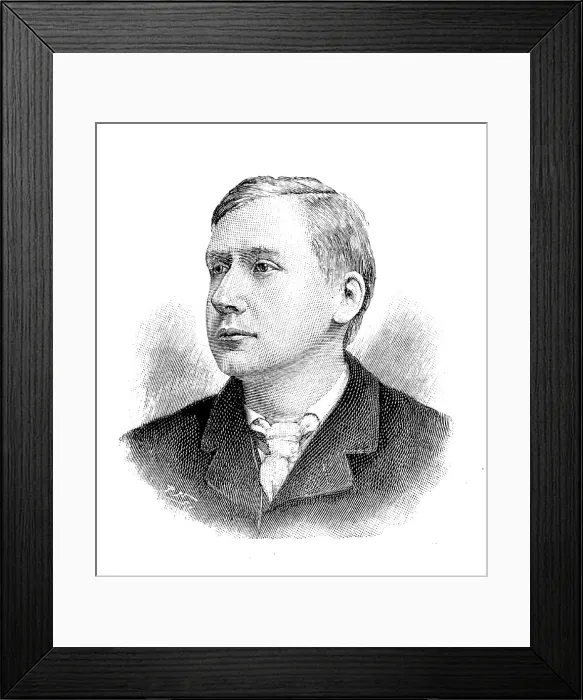 Framed Print : Mr. H. W. Massingham, 1895. Creator: P Naumann Framed Print : Mr. H. W. Massingham, 1895. Creator: P Naumann