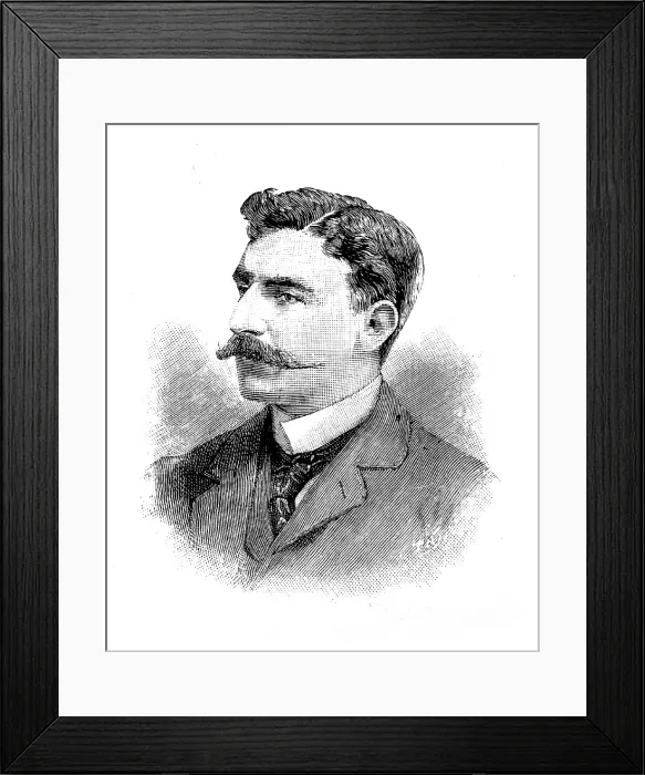 Framed Print : Mr. W. A. Locker, 1895. Creator: P Naumann Framed Print : Mr. W. A. Locker, 1895. Creator: P Naumann