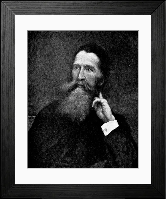 Framed Print : Pictures from the New Gallery: The Rev. Alfred Gurney - G. F. Watts, R.A. 1895. Creator: George Meisenbach Framed Print : Pictures from the New Gallery: The Rev. Alfred Gurney - G. F. Watts, R.A. 1895. Creator: George Meisenbach