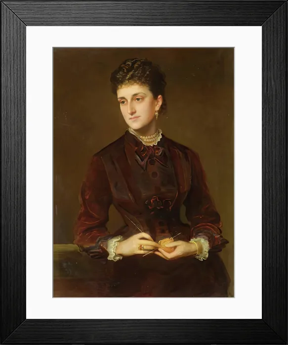 Framed Print : Lady Gordon Cathcart, 1876. Creator: Unknown Framed Print : Lady Gordon Cathcart, 1876. Creator: Unknown