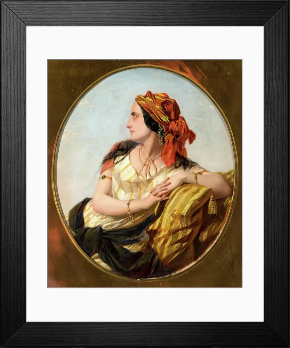 Framed Print : Eastern Lady, 1849. Creator: Henry Nelson O'Neil. Eastern Lady, 1849. Creator: Henry Nelson O'Neil Framed Print : Eastern Lady, 1849. Creator: Henry Nelson O'Neil. Eastern Lady, 1849. Creator: Henry Nelson O'Neil