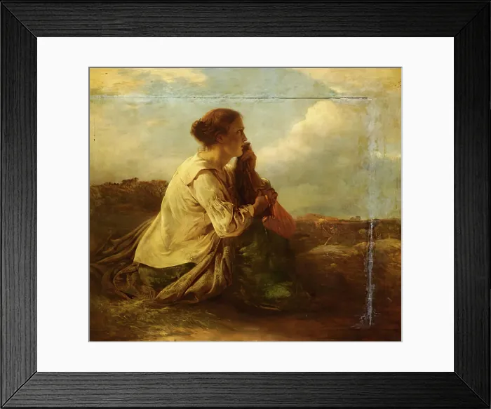 Framed Print : Far from Home, 1825-1849. Creator: George Harvey Framed Print : Far from Home, 1825-1849. Creator: George Harvey
