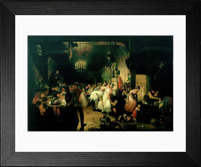 Framed Print : Christmas Eve, c1820-1840s. Creator: William Allan Framed Print : Christmas Eve, c1820-1840s. Creator: William Allan