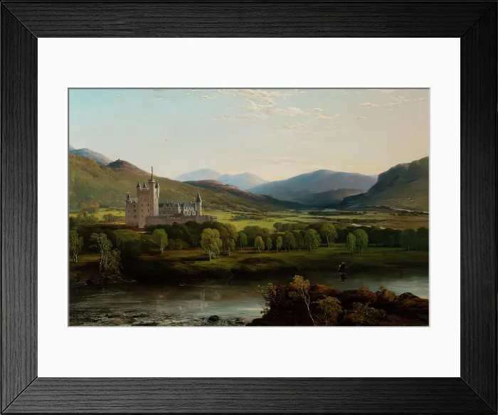 Framed Print : Balmoral Castle, 1850-1874. Creator: James Cassie Framed Print : Balmoral Castle, 1850-1874. Creator: James Cassie