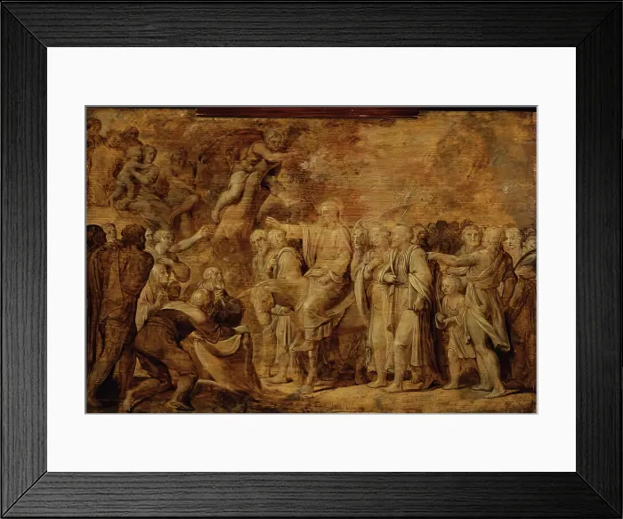 Framed Print : Christ's Entry Into Jerusalem, c1850-1864. Creator: William Dyce. Christ's Entry Into Jerusalem, c1850-1864. Creator: William Dyce Framed Print : Christ's Entry Into Jerusalem, c1850-1864. Creator: William Dyce. Christ's Entry Into Jerusalem, c1850-1864. Creator: William Dyce