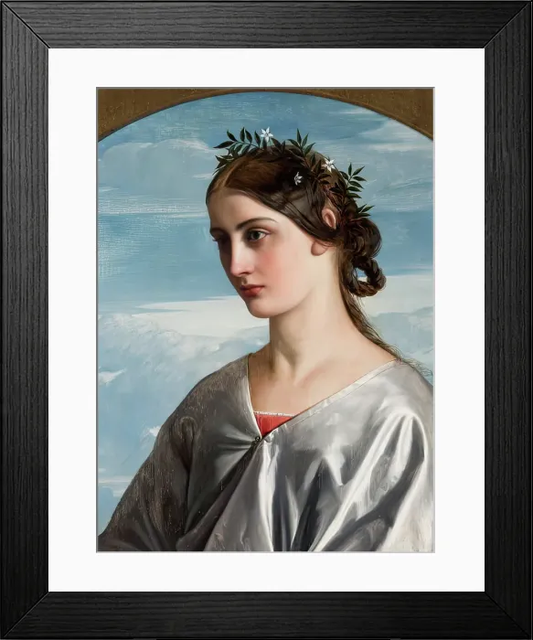 Framed Print : Beatrice, 1859. Creator: William Dyce Framed Print : Beatrice, 1859. Creator: William Dyce
