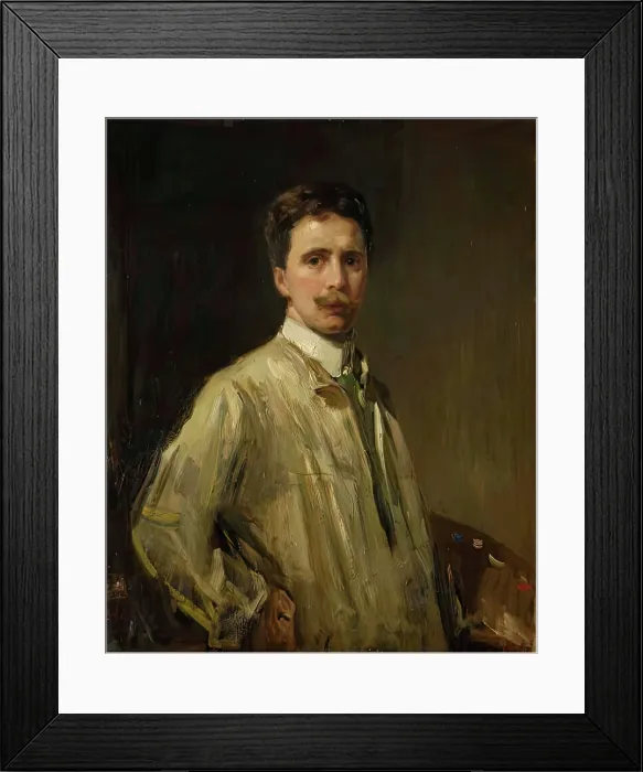 Framed Print : Self Portrait, c1900s. Creator: Douglas Strachan