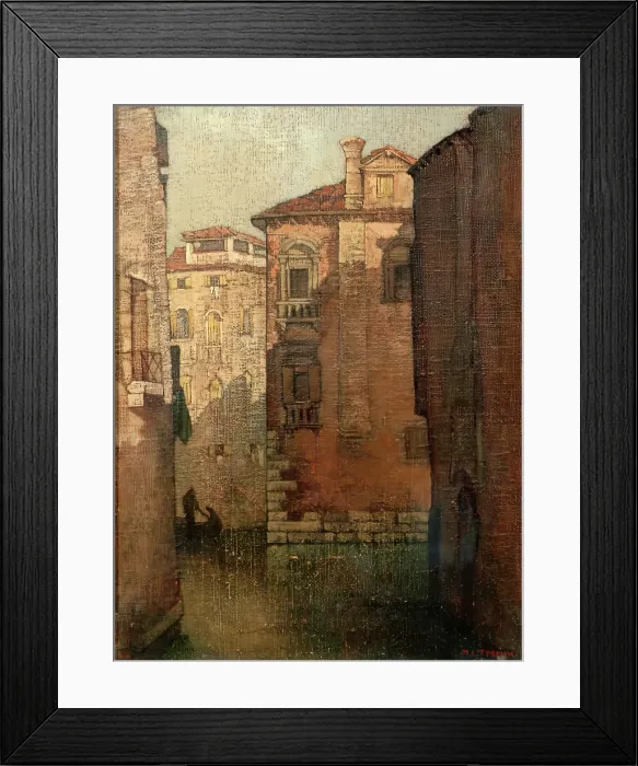 Framed Print : Canal, Venice, c1910-1940. Creator: Marianne L Trench Framed Print : Canal, Venice, c1910-1940. Creator: Marianne L Trench