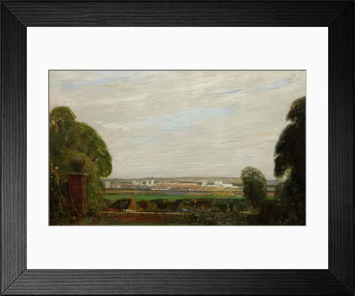 Framed Print : Oxford from Ferry Hinksey, 1900-1924. Creator: Robert Anning Bell Framed Print : Oxford from Ferry Hinksey, 1900-1924. Creator: Robert Anning Bell