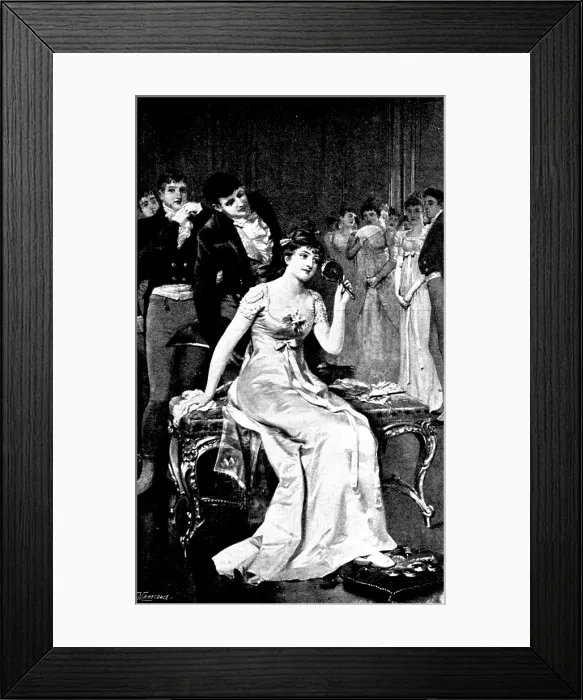 Framed Print : Pictures from the New Gallery: Selection by Reflection: The Cotillon - J. Haynes-Williams, 1895. Creator: George Meisenbach Framed Print : Pictures from the New Gallery: Selection by Reflection: The Cotillon - J. Haynes-Williams, 1895. Creator: George Meisenbach