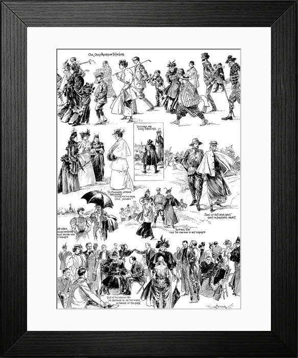 Framed Print : Is Golf Worth Playing?, 1895. Creator: Carl Hentschel Framed Print : Is Golf Worth Playing?, 1895. Creator: Carl Hentschel