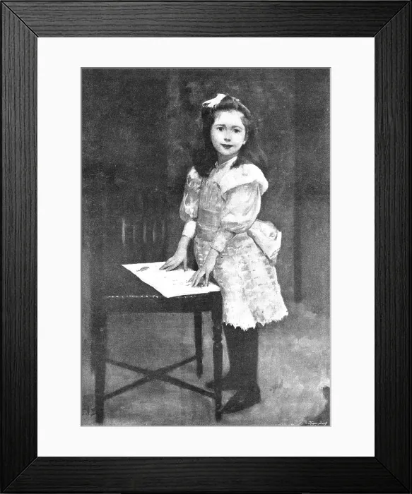 Framed Print : Pictures from the Royal Academy: Miss Lucy Ingram - Solomon J. Solomon, 1895. Creator: George Meisenbach Framed Print : Pictures from the Royal Academy: Miss Lucy Ingram - Solomon J. Solomon, 1895. Creator: George Meisenbach