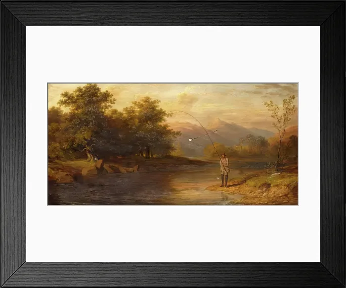 Framed Print : On the Don, 1850-1870. Creator: James William Giles Framed Print : On the Don, 1850-1870. Creator: James William Giles