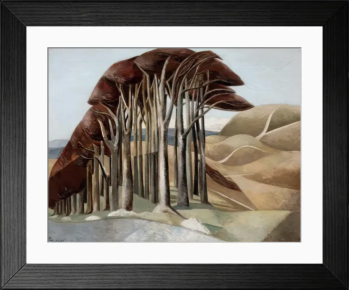 Framed Print : Wood on the Downs, 1929. Creator: Paul Nash Framed Print : Wood on the Downs, 1929. Creator: Paul Nash