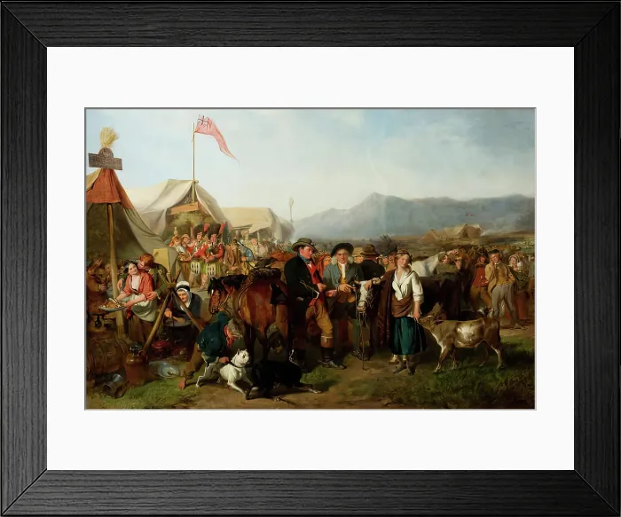Framed Print : A Scotch Fair, 1848. Creator: John Phillip Framed Print : A Scotch Fair, 1848. Creator: John Phillip