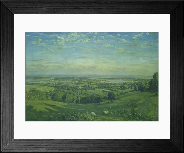 Framed Print : The Horseshoe Bend of the Severn, 1909. Creator: Philip Wilson Steer Framed Print : The Horseshoe Bend of the Severn, 1909. Creator: Philip Wilson Steer