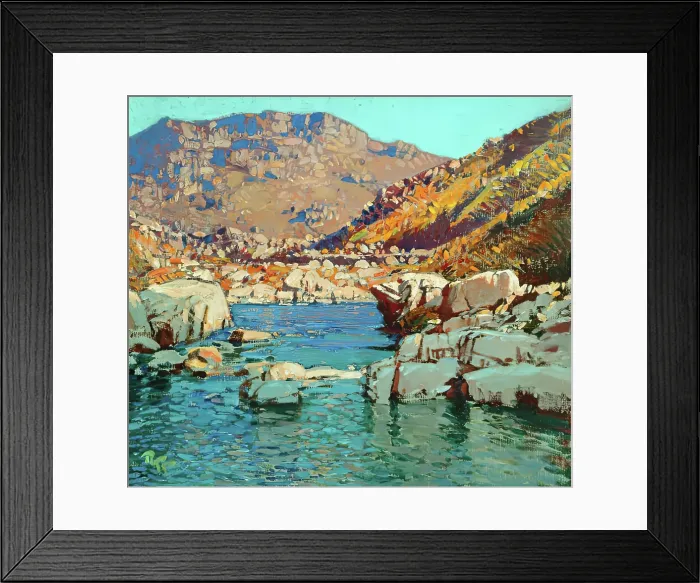 Framed Print : The Witte River, c1920s. Creator: Robert Gwelo Goodman Framed Print : The Witte River, c1920s. Creator: Robert Gwelo Goodman