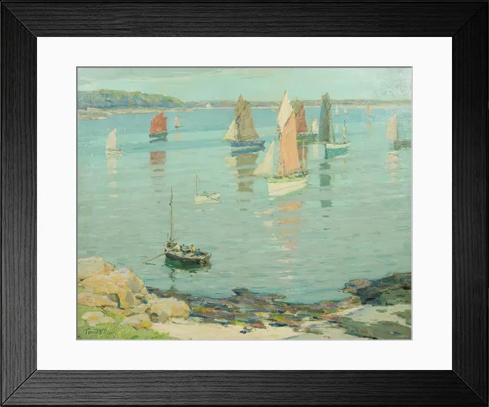 Framed Print : In with the Tide, Concarneau, 1929-30. Creator: Terrick Williams Framed Print : In with the Tide, Concarneau, 1929-30. Creator: Terrick Williams