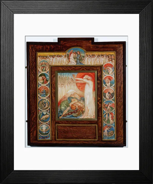 Framed Print : The New Creation - Awakening, 1887. Creator: Phoebe Anna Traquair Framed Print : The New Creation - Awakening, 1887. Creator: Phoebe Anna Traquair