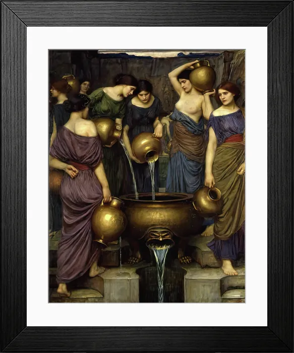 Framed Print : The Danaides, 1906. Creator: John William Waterhouse Framed Print : The Danaides, 1906. Creator: John William Waterhouse