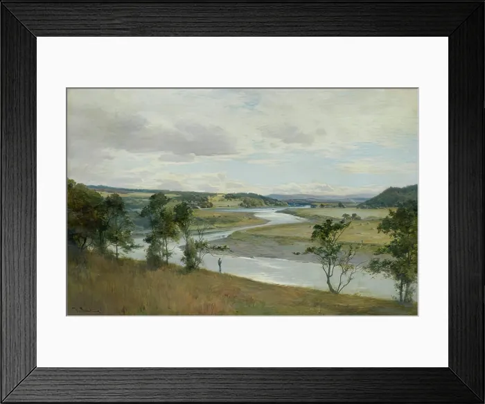 Framed Print : On The Dee, Ardo, 1900-1924. Creator: Thomas Bunting Framed Print : On The Dee, Ardo, 1900-1924. Creator: Thomas Bunting
