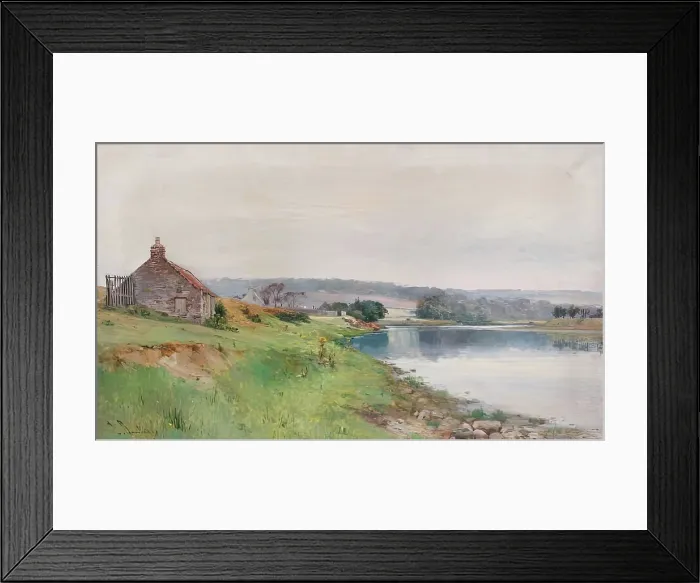 Framed Print : The Dee Near Aberdeen, c1870-1928. Creator: Thomas Bunting Framed Print : The Dee Near Aberdeen, c1870-1928. Creator: Thomas Bunting