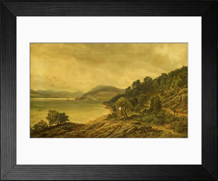 Framed Print : Loch Ness, 1867. Creator: Arthur Perigal the Younger