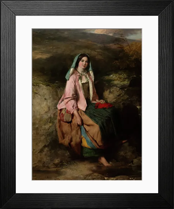 Framed Print : Highland Mary, 1857. Creator: Thomas Faed Framed Print : Highland Mary, 1857. Creator: Thomas Faed