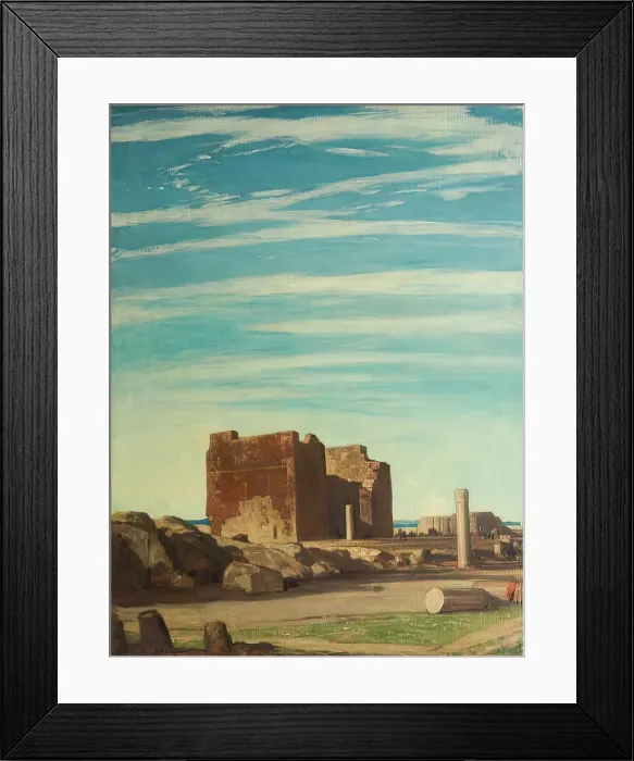 Framed Print : Ostia, 1900-1924. Creator: David Young Cameron Framed Print : Ostia, 1900-1924. Creator: David Young Cameron