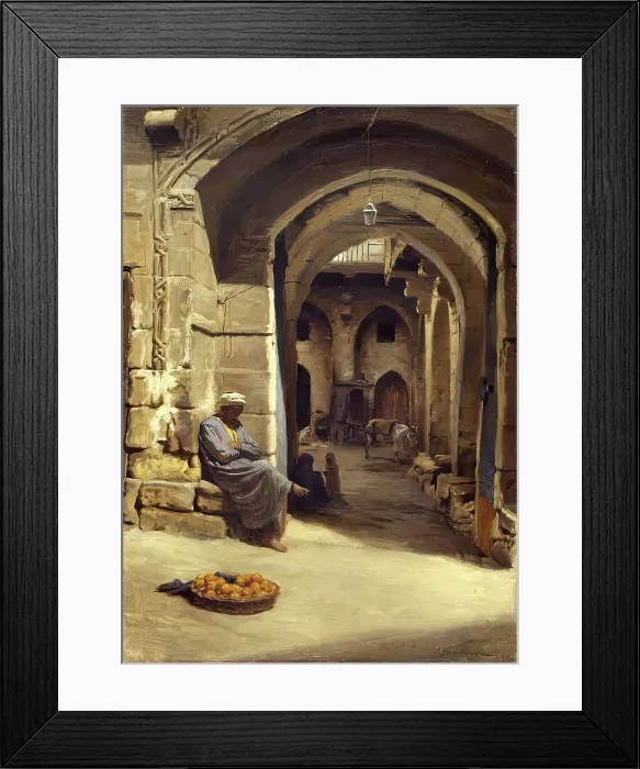 Framed Print : The Orange Seller, c1893. Creator: Joseph Farquharson Framed Print : The Orange Seller, c1893. Creator: Joseph Farquharson