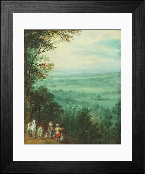 Framed Print : Landscape with Figures, 1630-1650. Creator: David Teniers II Framed Print : Landscape with Figures, 1630-1650. Creator: David Teniers II