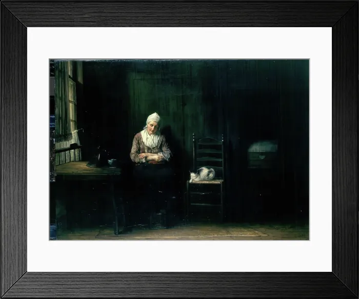 Framed Print : The Sleepers, c1868. Creator: Jozef Israels Framed Print : The Sleepers, c1868. Creator: Jozef Israels
