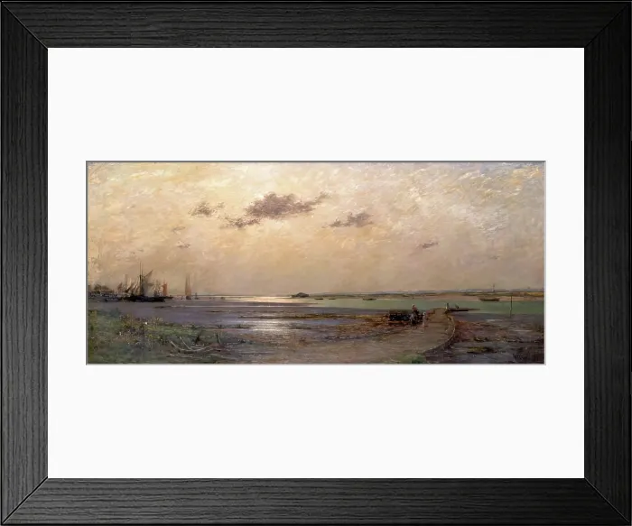 Framed Print : Hamble Creek, 1900-1924. Creator: Leslie Thomson Framed Print : Hamble Creek, 1900-1924. Creator: Leslie Thomson