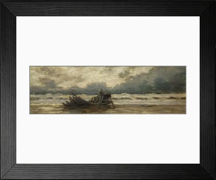 Framed Print : Sketch for 'A Homeless Sea', 1900-1924. Creator: Leslie Thomson Framed Print : Sketch for 'A Homeless Sea', 1900-1924. Creator: Leslie Thomson