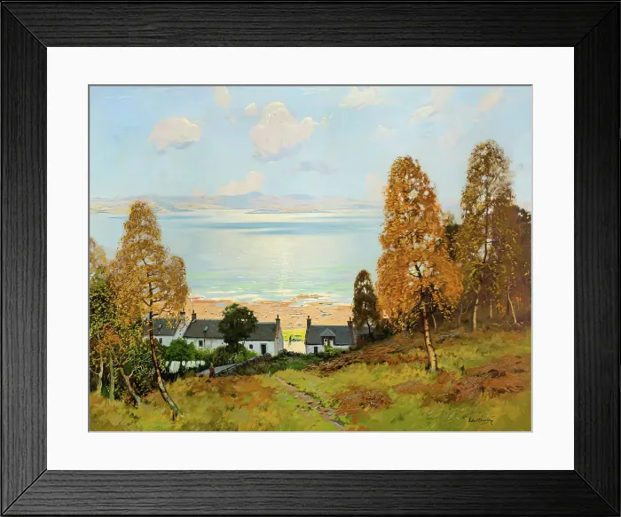 Framed Print : Corrie, Arran, c1830s. Creator: Robert Houston Framed Print : Corrie, Arran, c1830s. Creator: Robert Houston