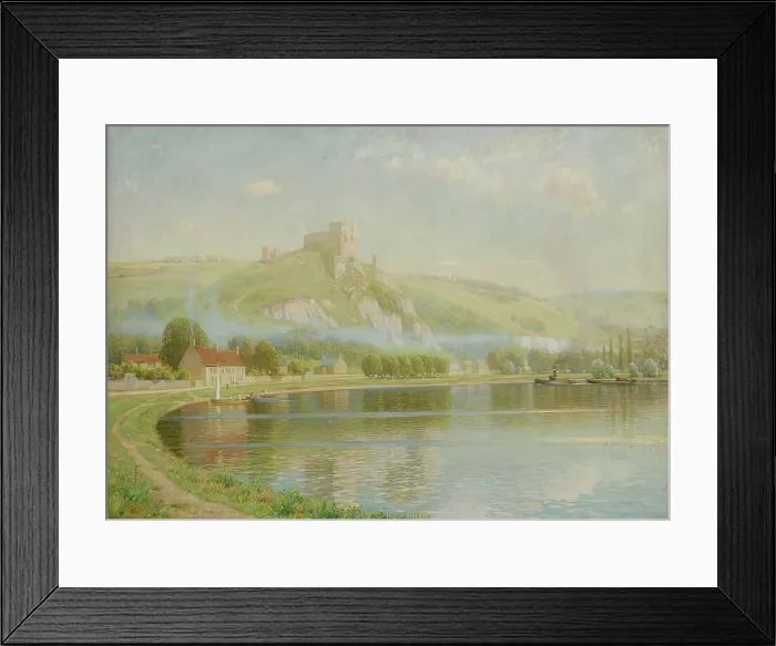Framed Print : Chateau Gaillard, c1890-1940. Creator: Lindsay Grandison MacArthur Framed Print : Chateau Gaillard, c1890-1940. Creator: Lindsay Grandison MacArthur