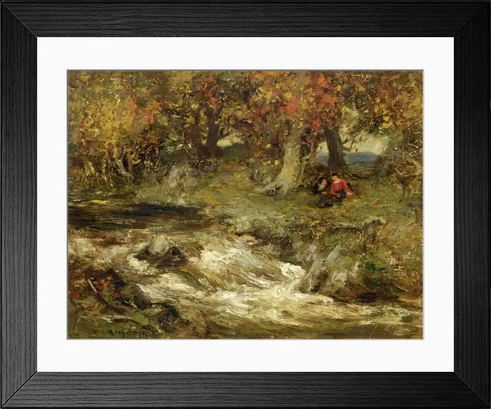 Framed Print : Autumn, 1900-1924. Creator: William Stewart MacGeorge Framed Print : Autumn, 1900-1924. Creator: William Stewart MacGeorge