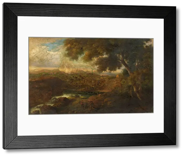 Framed Print : Landscape, c1800-1840. Creator: John Thomson Framed Print : Landscape, c1800-1840. Creator: John Thomson