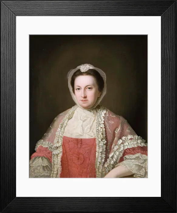 Framed Print : Lady Frances Erskine, (1716-76), c1764. Creator: David Allan Framed Print : Lady Frances Erskine, (1716-76), c1764. Creator: David Allan