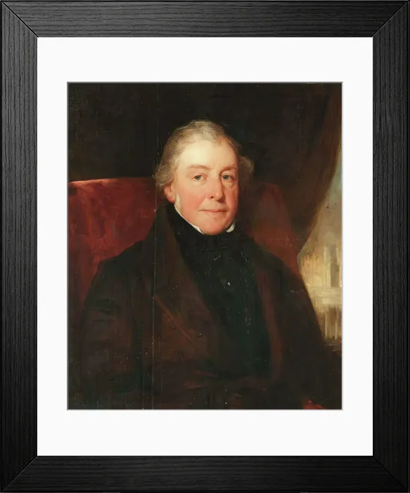 Framed Print : John Smith, First City Architect to Aberdeen, c1830s. Creator: John Phillip Framed Print : John Smith, First City Architect to Aberdeen, c1830s. Creator: John Phillip