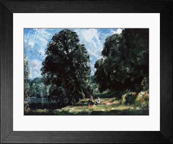 Framed Print : A Yorkshire River-Summer, Possibly 1928. Creator: David Thomson Muirhead Framed Print : A Yorkshire River-Summer, Possibly 1928. Creator: David Thomson Muirhead