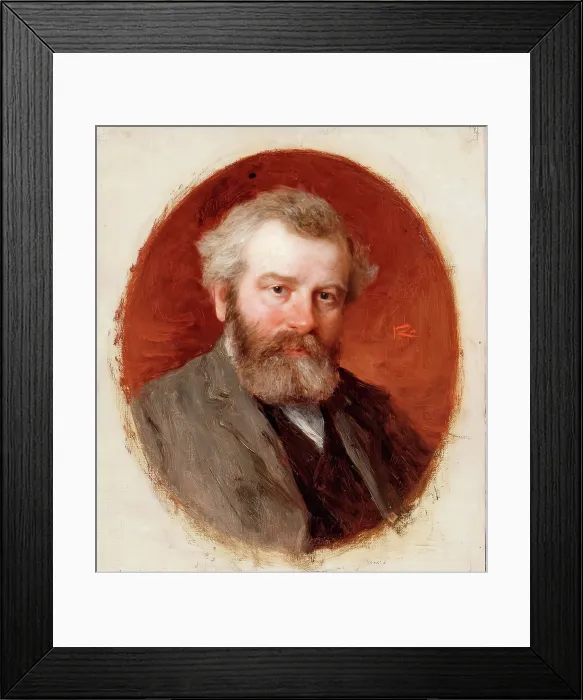 Framed Print : John Hutchison, RSA, 1883. Creator: George Reid Framed Print : John Hutchison, RSA, 1883. Creator: George Reid