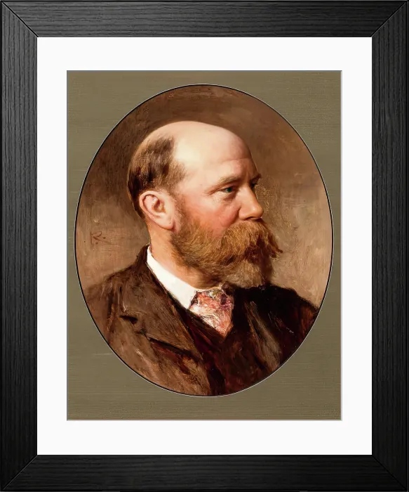 Framed Print : William McTaggart RSA RSW, 1891. Creator: George Reid Framed Print : William McTaggart RSA RSW, 1891. Creator: George Reid