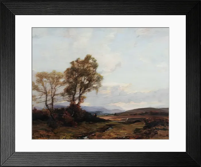 Framed Print : Looking up Strathspey, c1870-1910. Creator: James Campbell Noble Framed Print : Looking up Strathspey, c1870-1910. Creator: James Campbell Noble