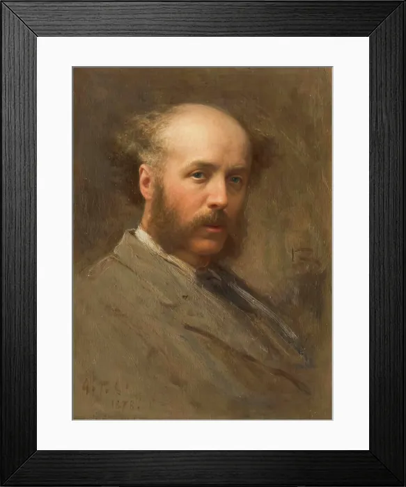 Framed Print : George Paul Chalmers, 1878. Creator: George Reid Framed Print : George Paul Chalmers, 1878. Creator: George Reid