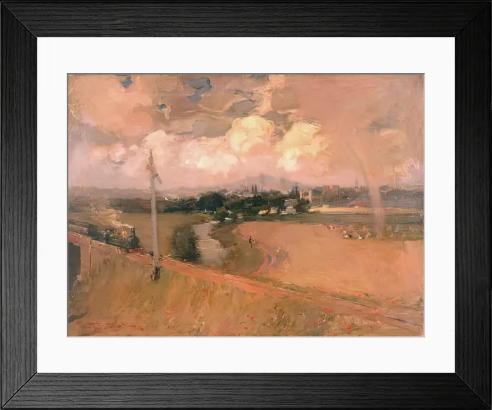 Framed Print : View of Elgin, c1894. Creator: Robert Brough Framed Print : View of Elgin, c1894. Creator: Robert Brough